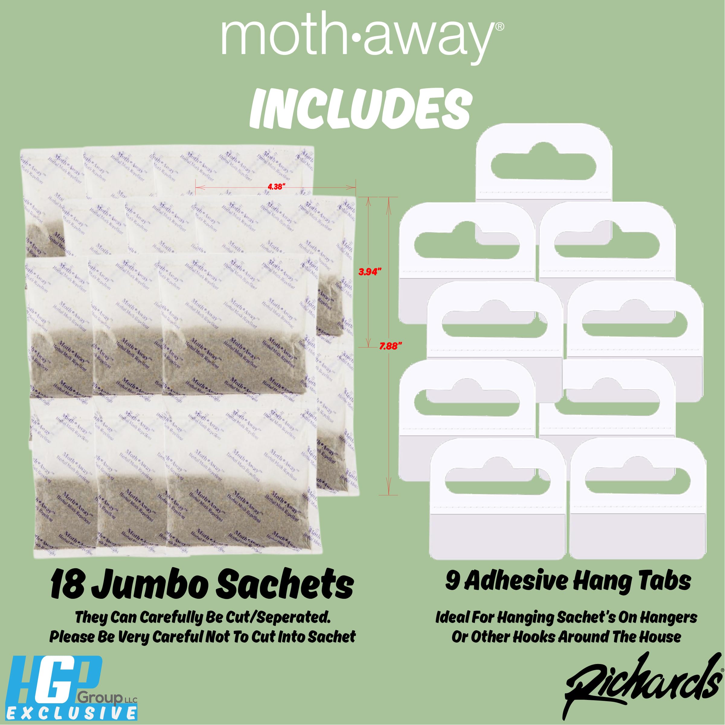 Richards sachet inside luggage providing travel-safe fabric protection on the go