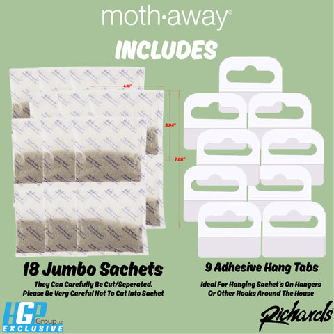 Richards sachet inside luggage providing travel-safe fabric protection on the go
