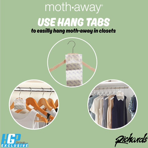 Richards sachet scale next to sweater illustrating jumbo size and storage fit