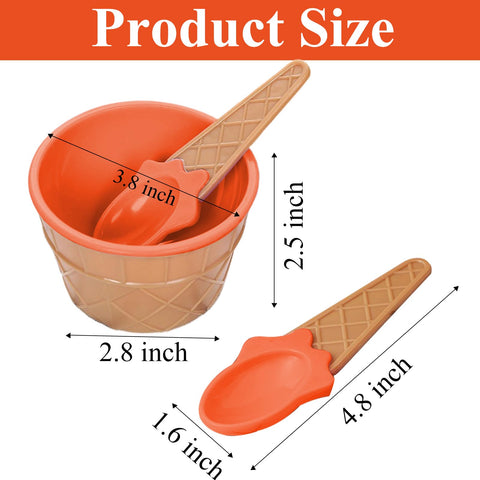 RICHSC-PAN stacked bowls with matching spoons demonstrating compact storage and nesting convenience