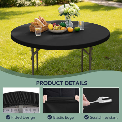 RichSets fabric texture detail highlighting smooth polyester surface and durability