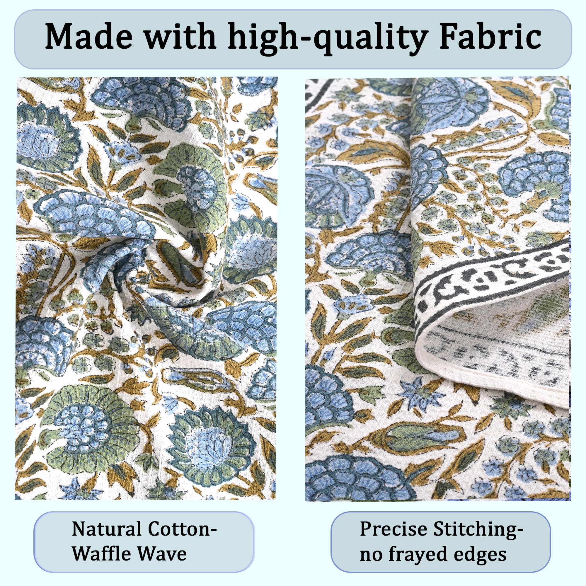 Ridhi close-up waffle texture highlighting absorbency and soft feel
