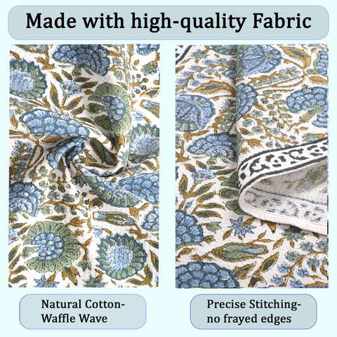 Ridhi close-up waffle texture highlighting absorbency and soft feel