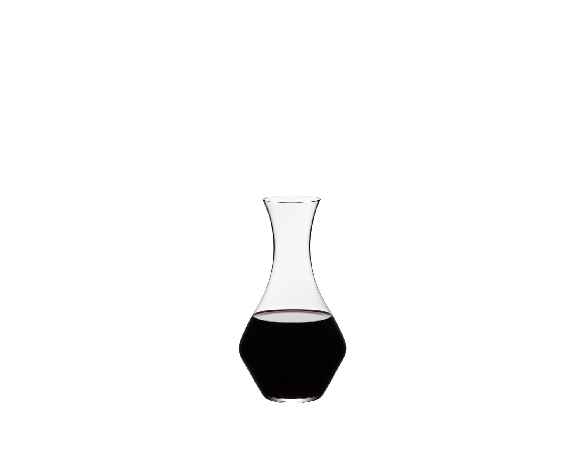 Riedel Cabernet decanter front view showing clear crystal and elegant shape for presentation