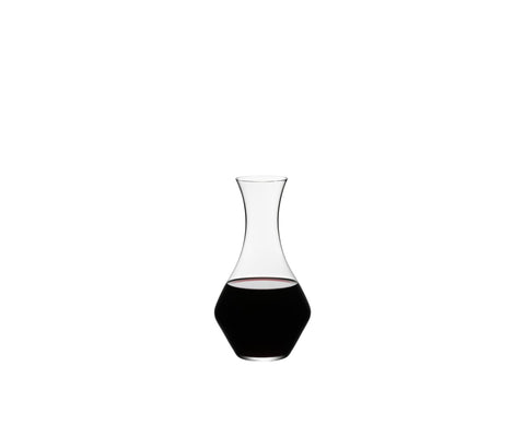 Riedel Cabernet decanter front view showing clear crystal and elegant shape for presentation