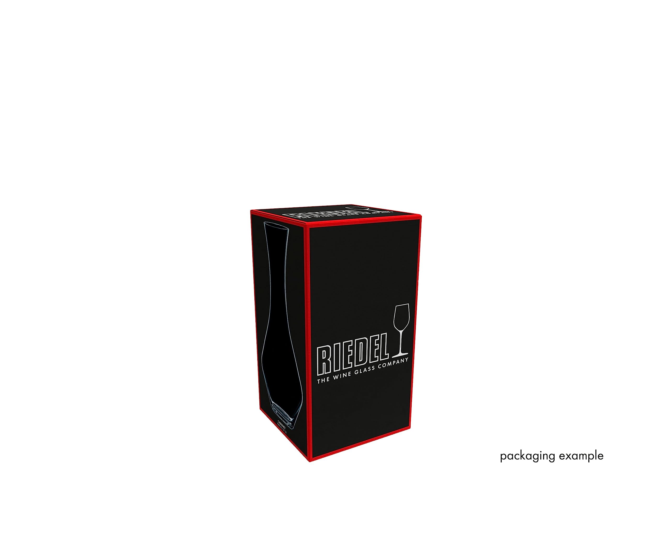 Riedel Cabernet decanter on dining table displaying wine color and stylish serving appeal