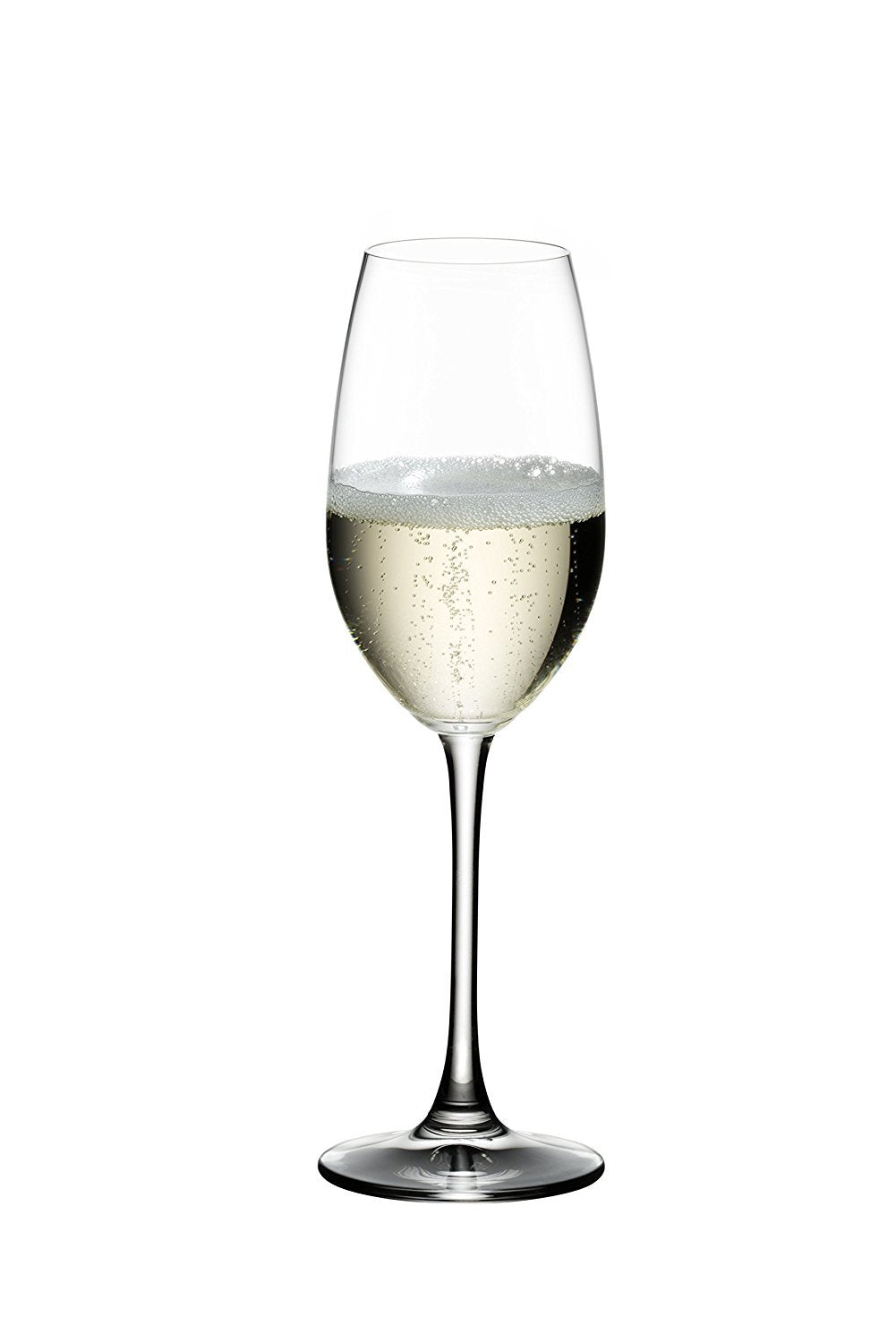 Riedel Ouverture size comparison with hand to show capacity and handling benefit