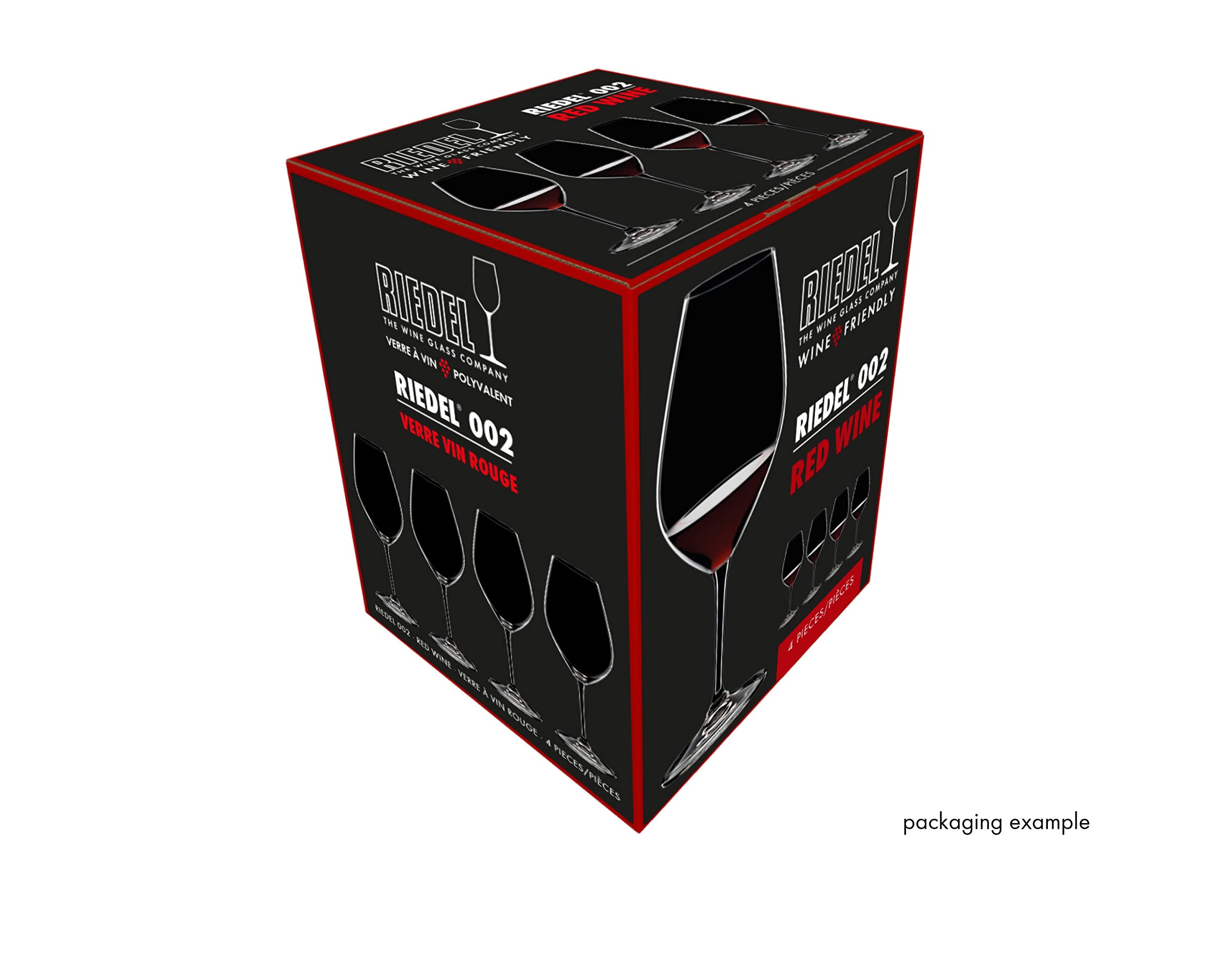 Riedel glass held in hand showing scale and comfortable capacity
