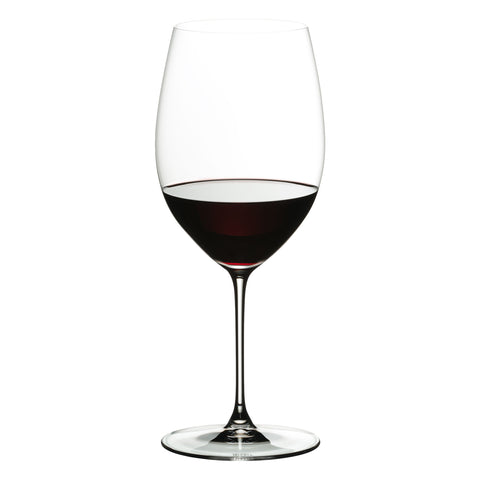 Riedel Veritas Cabernet front view showing elegant bowl and improved aroma