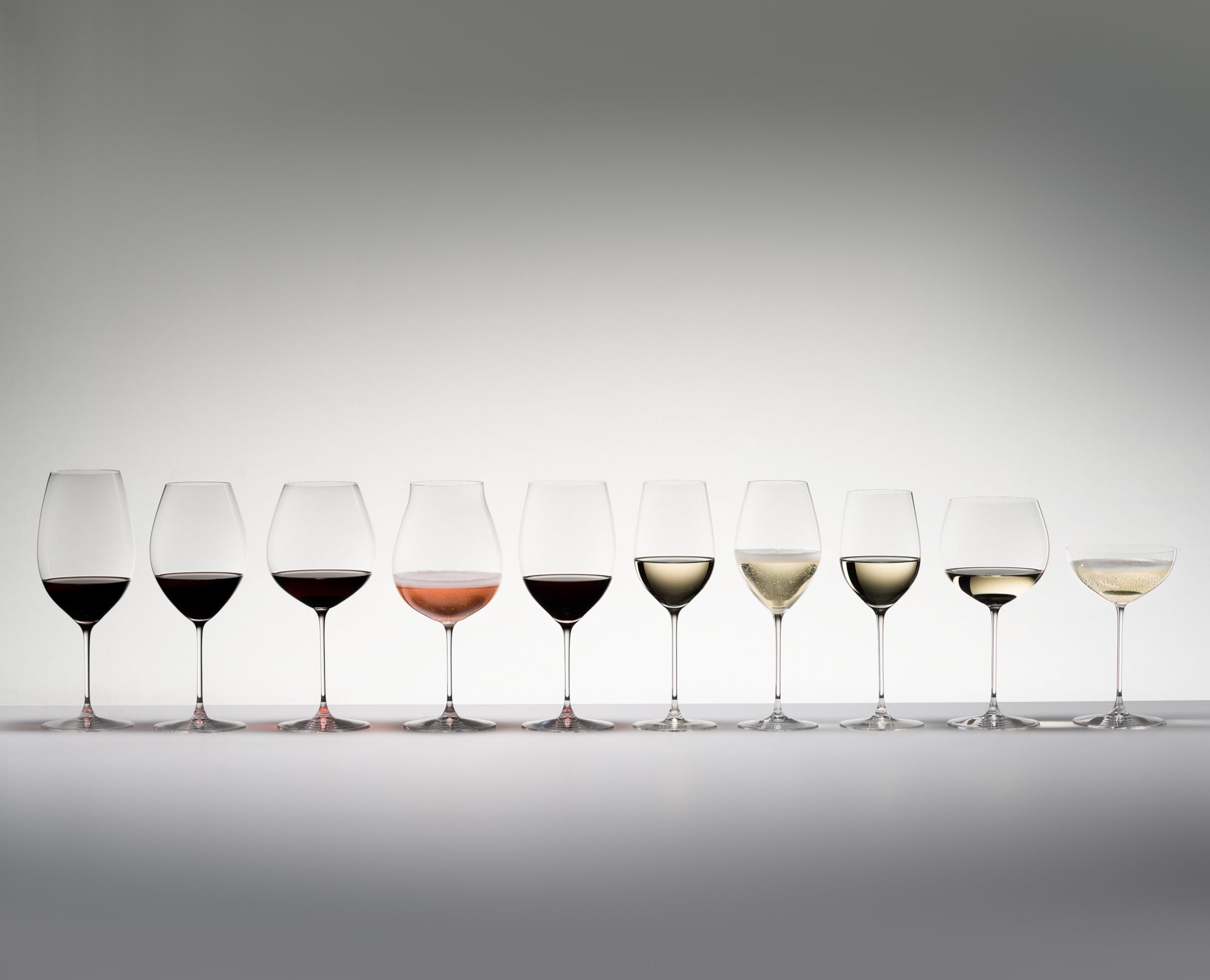 Riedel Veritas pouring Pinot Noir into glass to reveal color and aeration benefit