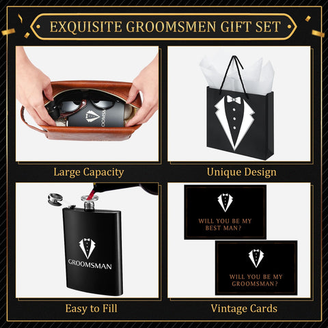Rigibright PU leather toiletry bag opened with contents displayed for travel convenience