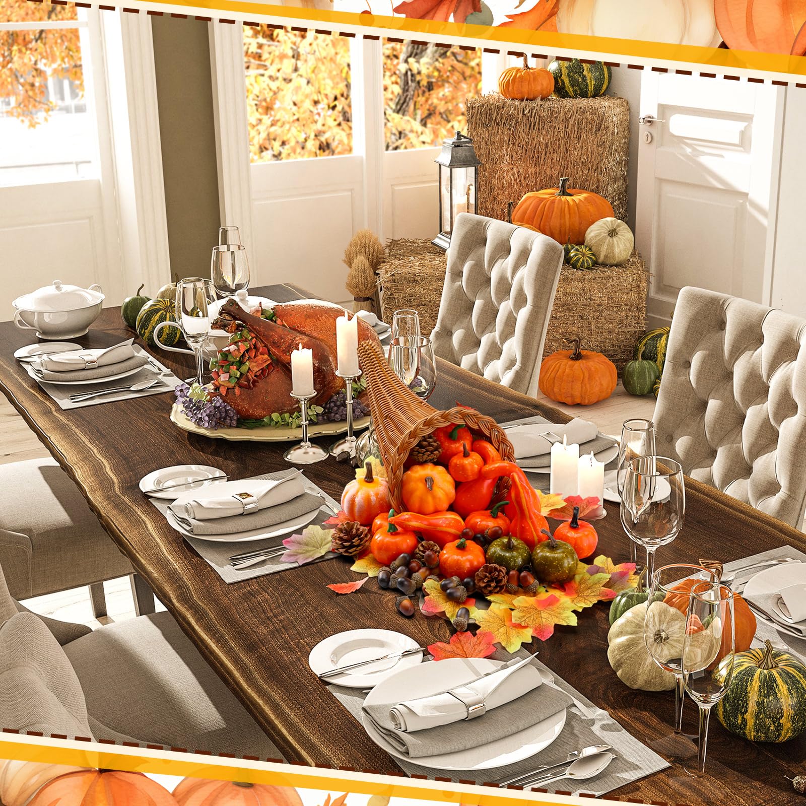 RimCereal cornucopia held in hands to show 13.78-inch scale and lightweight ease