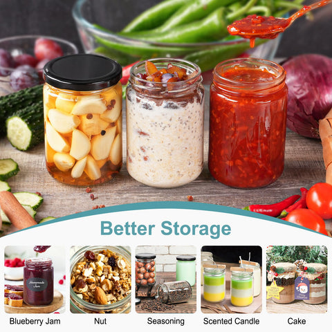 Ritayedet jars with preserves on kitchen shelf highlighting visibility and display benefit
