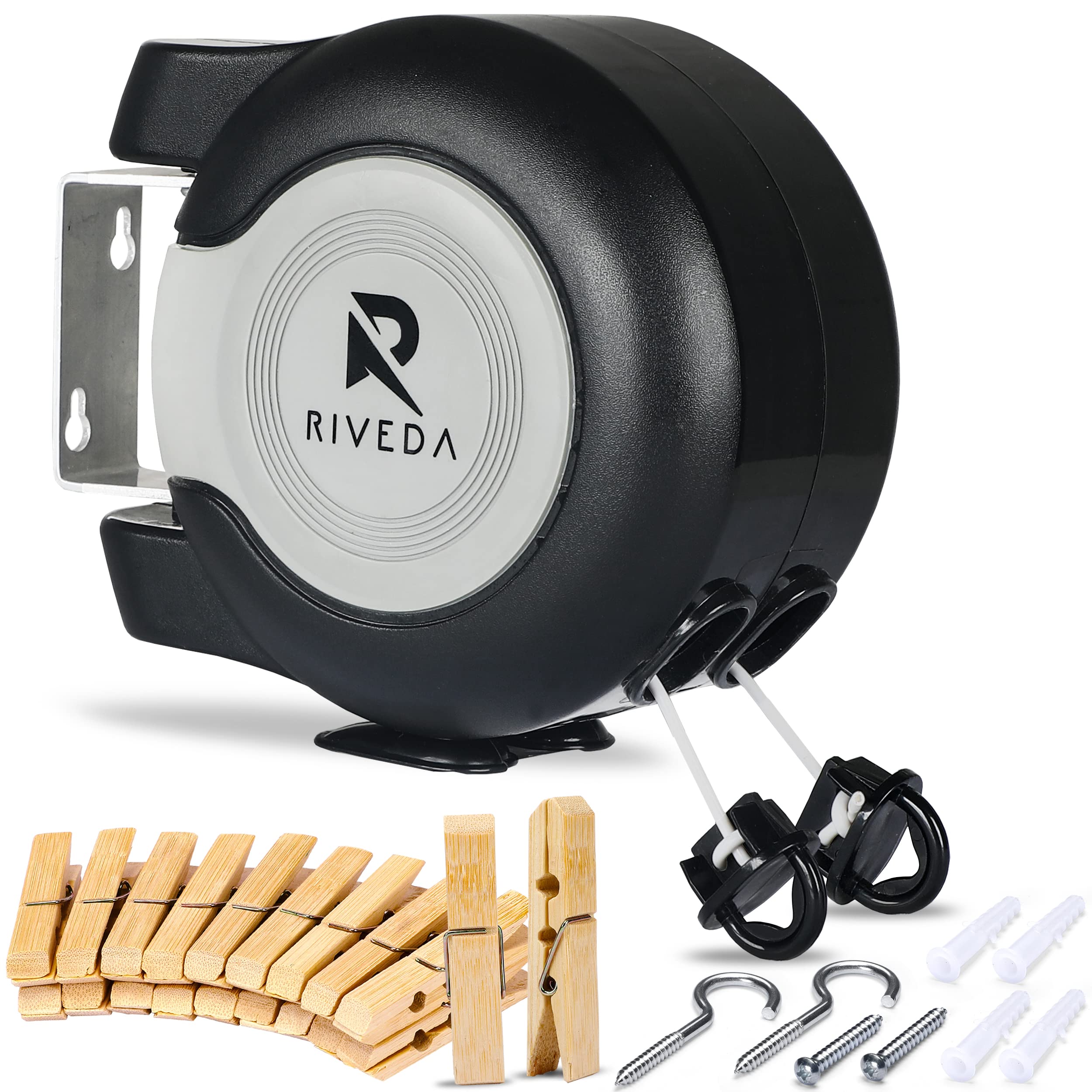 RIVEDA dual unit front view showing compact double housing and benefit of space-saving design