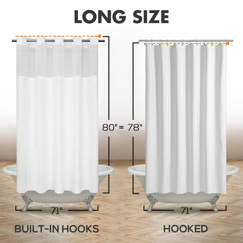 River Dream size scale with measurement illustrating long 80-inch coverage benefit