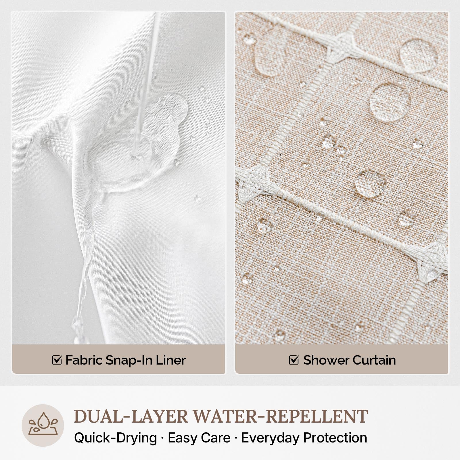 River Dream fabric texture close-up showing soft linen feel and premium look