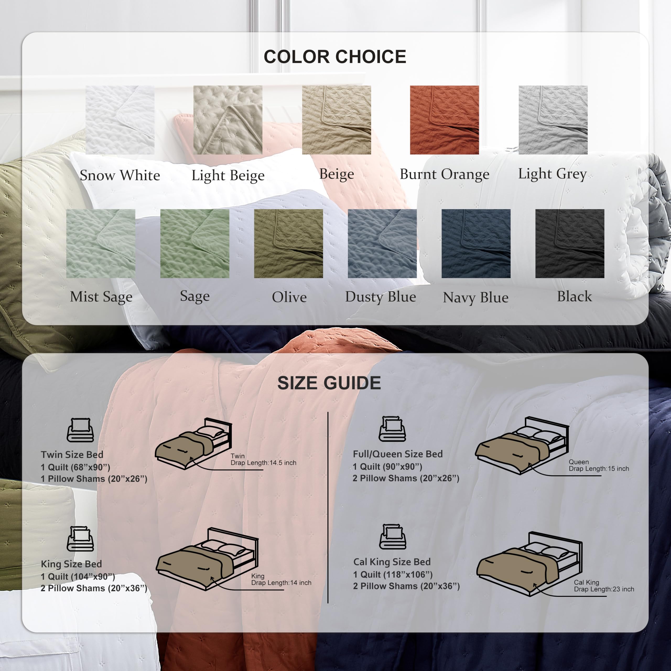 ROARINGWILD folded quilt for storage demonstrating compactness and easy upkeep