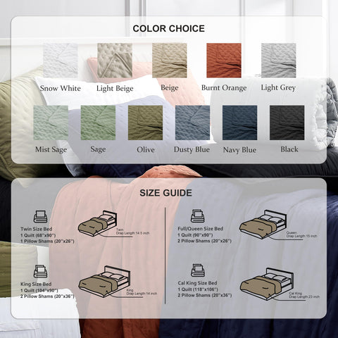 ROARINGWILD folded quilt for storage demonstrating compactness and easy upkeep