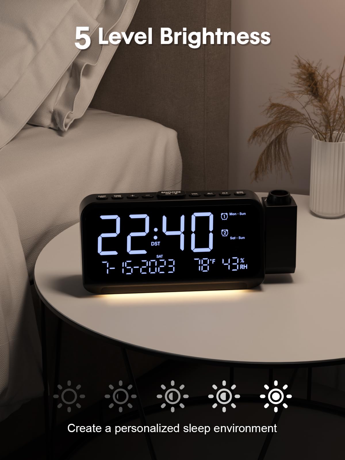 ROCAM gentle night light creating soft illumination without disturbance