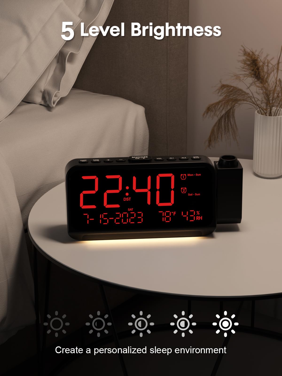 ROCAM soft night light creating gentle illumination without disturbance