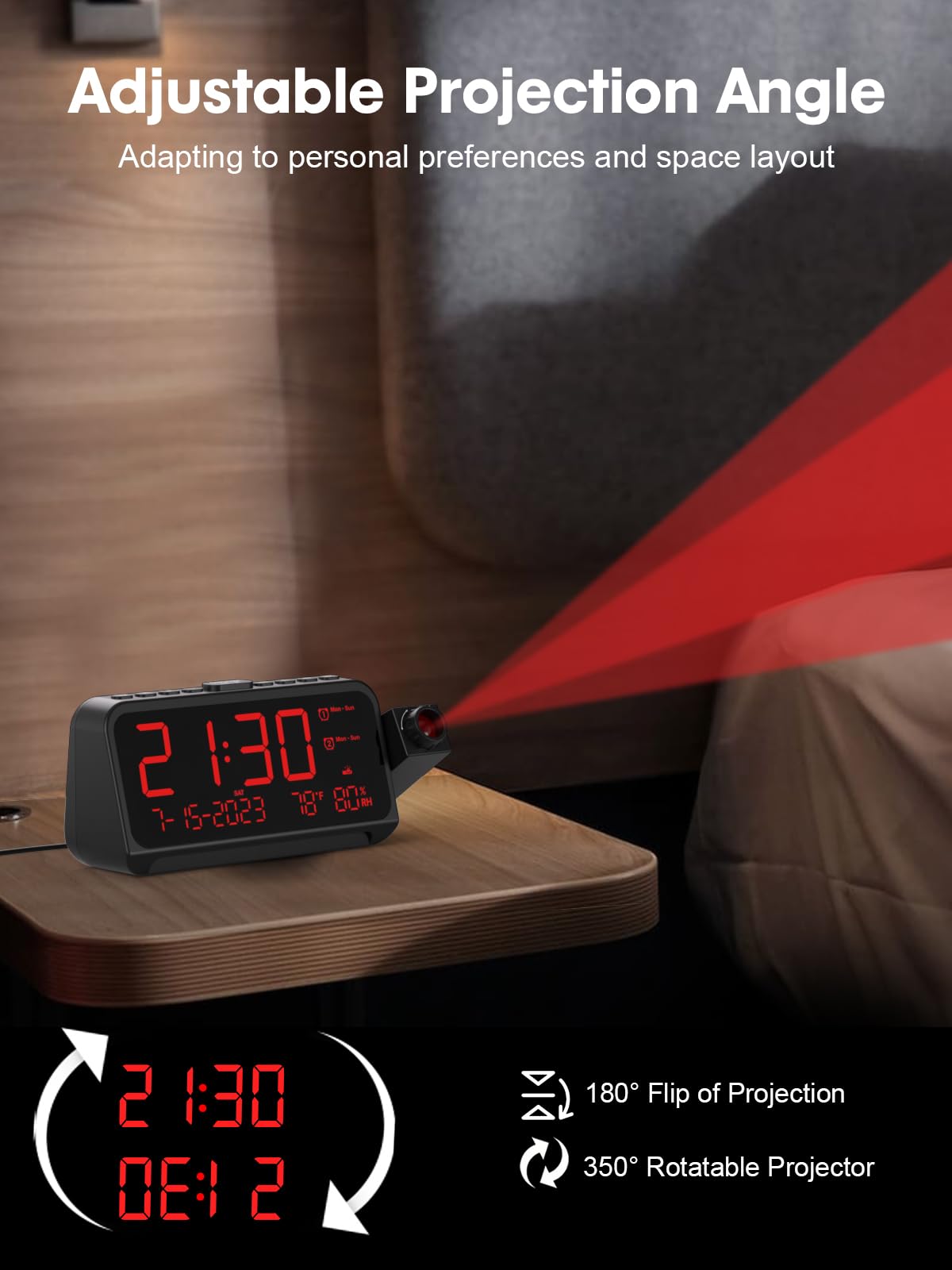 ROCAM temperature and humidity readout helping monitor indoor comfort