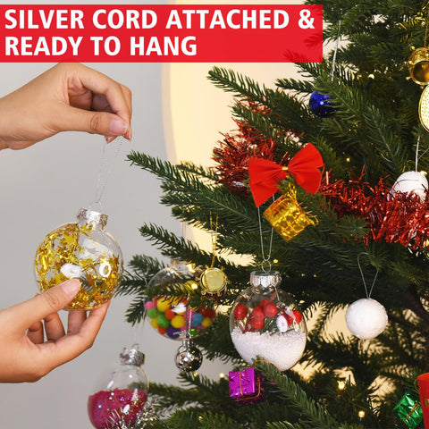 Rocinha ornament filled with glitter and candy showcasing customization possibilities