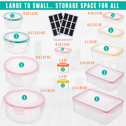 RockBerry large 85 oz rectangular container holding a meal for sharing
