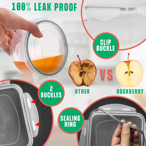 RockBerry lid snap-lock mechanism close-up for leakproof confidence