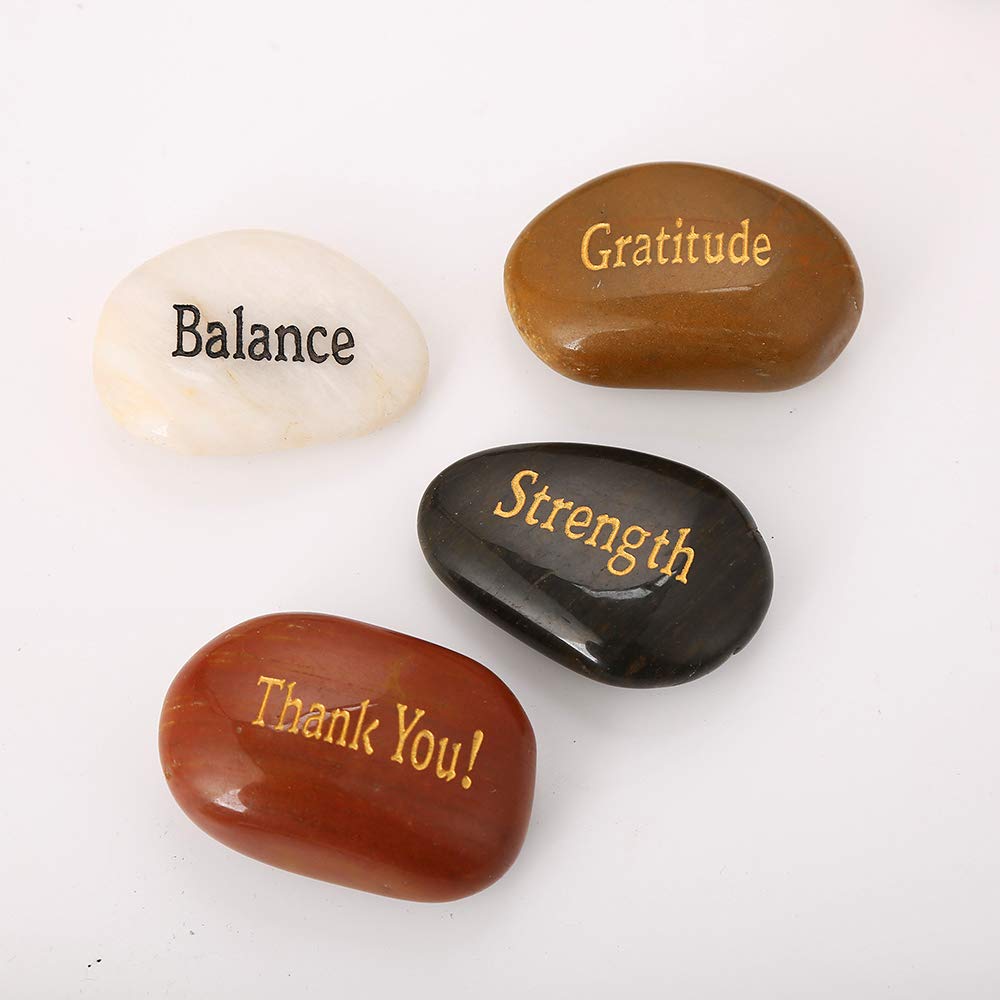 ROCKIMPACT stones in a gift pouch showing presentable keepsake for gifting