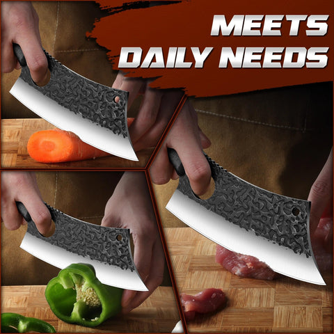 ROCOCO curved wood handle angle showing ergonomic grip for reduced fatigue