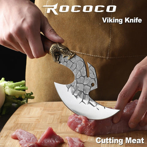 ROCOCO blade close-up showing curvature and edge for efficient slicing