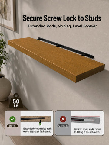 ROGMARS installation hardware laid out showing included screws anchors and magnetic level benefit
