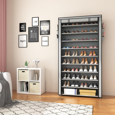 ROJASOP rack next to door for scale showing tall but slim footprint