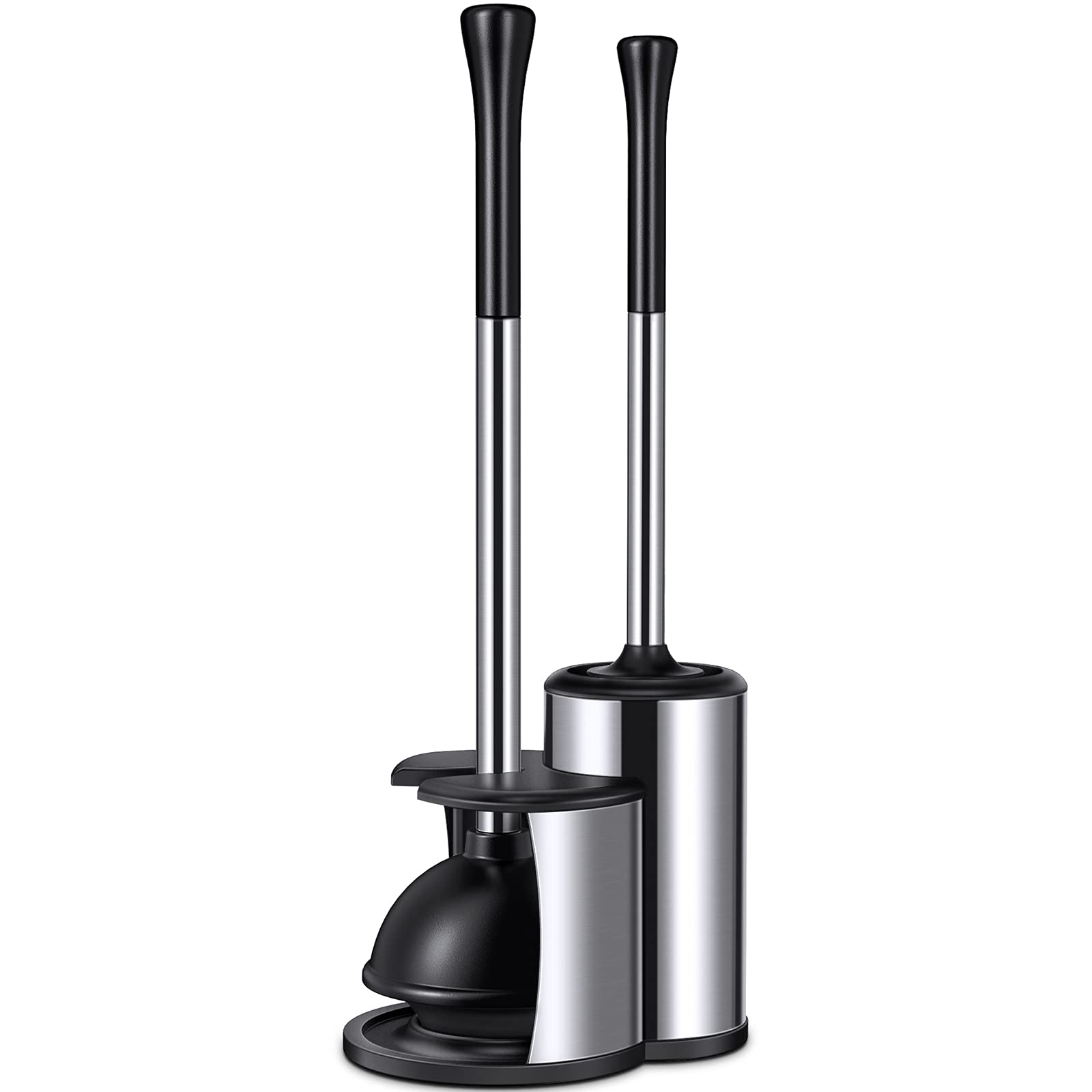 Roleader HAMITOR front view of stainless caddy keeping bathroom neat and discreet