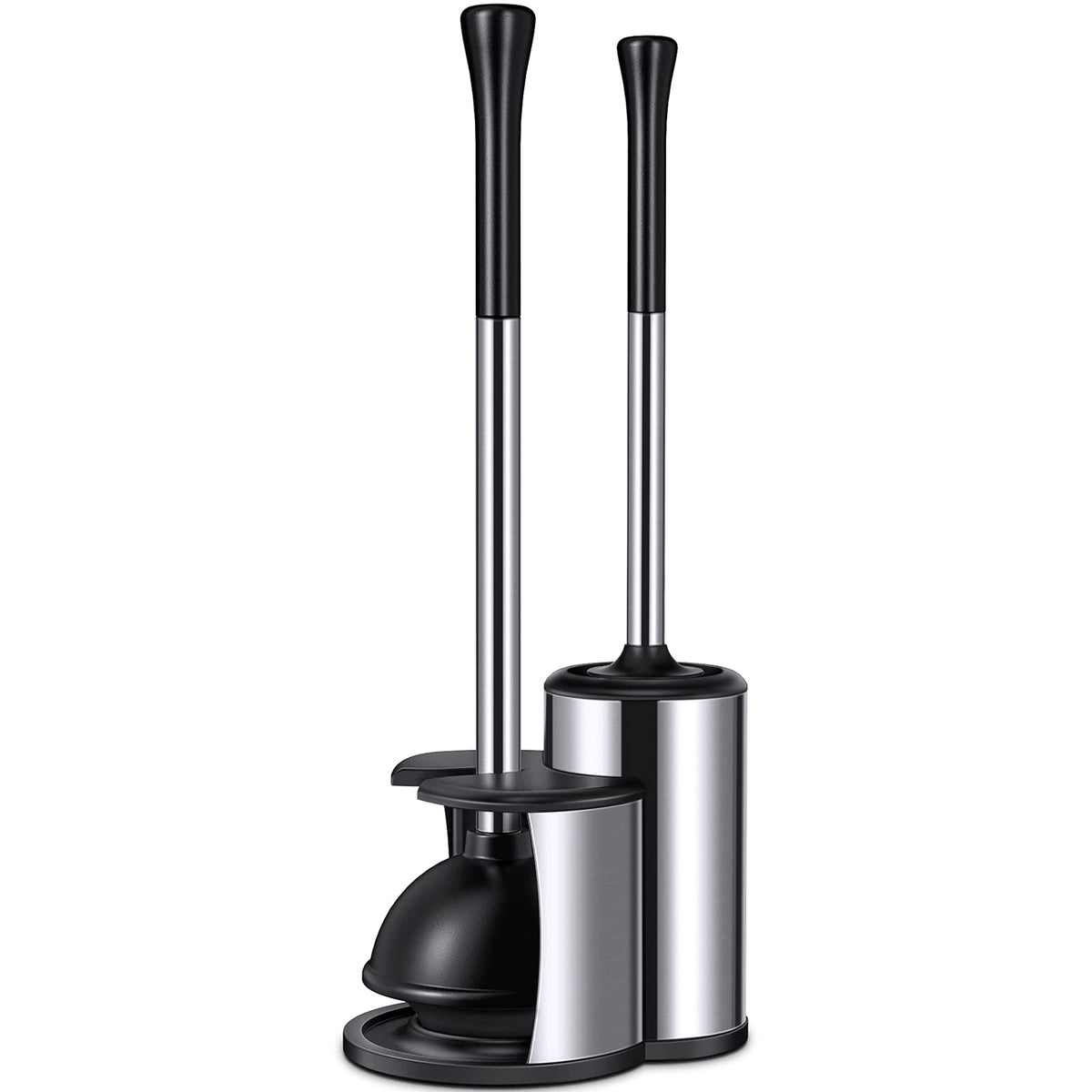 Roleader HAMITOR front view of stainless caddy keeping bathroom neat and discreet