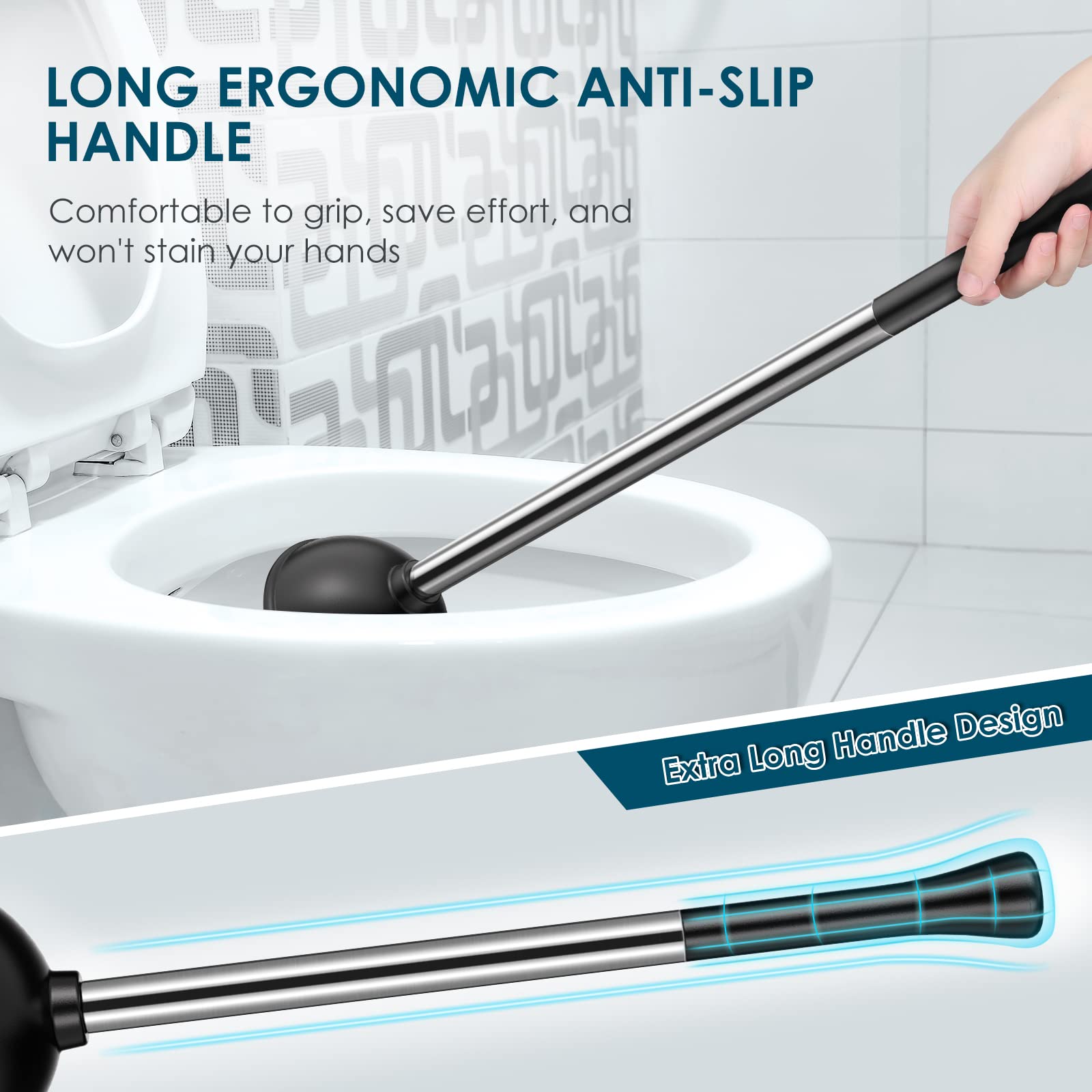 Roleader HAMITOR stainless handle detail highlighting rust-resistant 304 construction