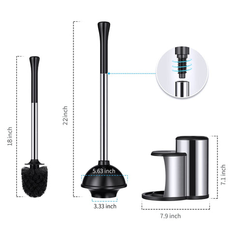 Roleader HAMITOR set staged in a modern bathroom to complement decor and tidy space