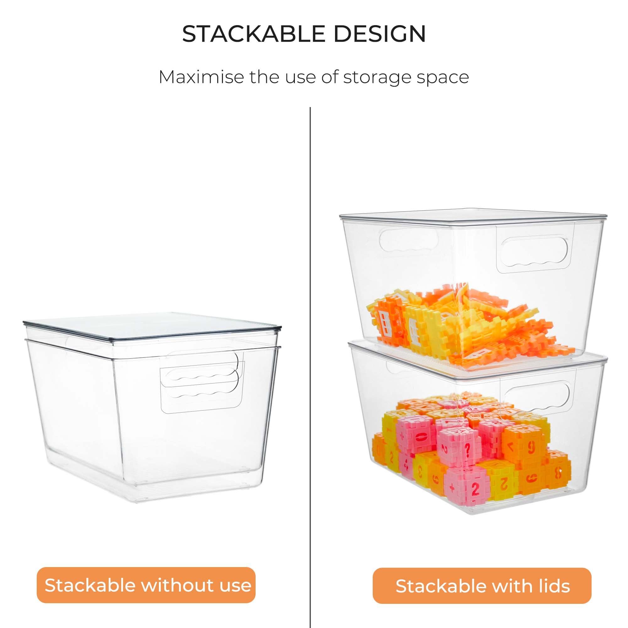 Rolheit open bin filled with toys showing quick content visibility benefit