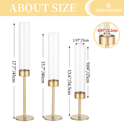 Romadedi height comparison showing three graduated stands for layered styling