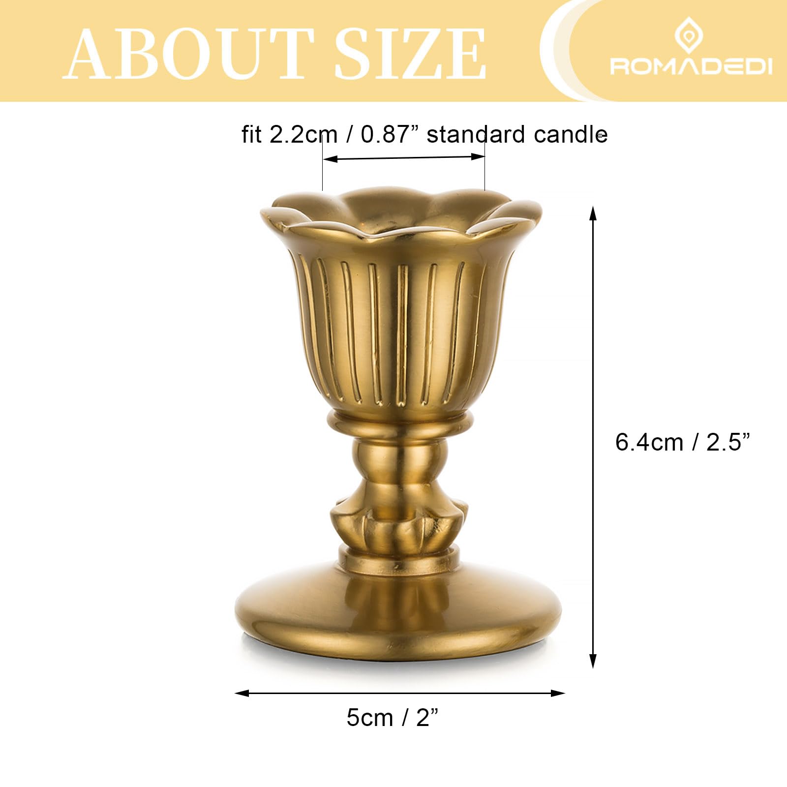 Romadedi next to everyday items illustrating compact size and solid weight