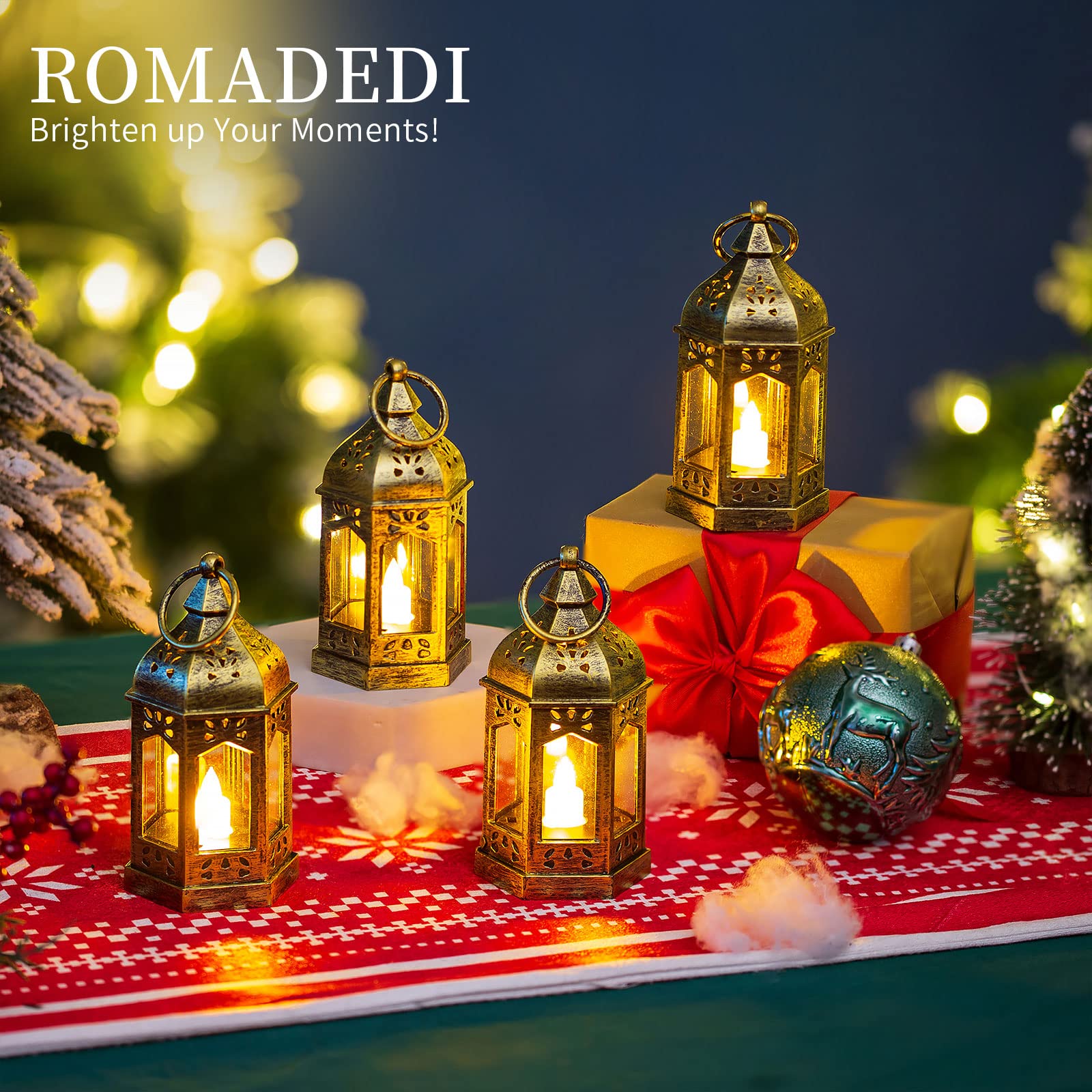 Romadedi styled with florals showing decorative versatility and event-ready benefit