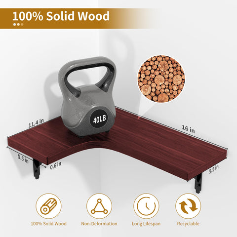 ROMGUAR CRAFT close-up of Paulownia wood grain and lacquered finish for durable look