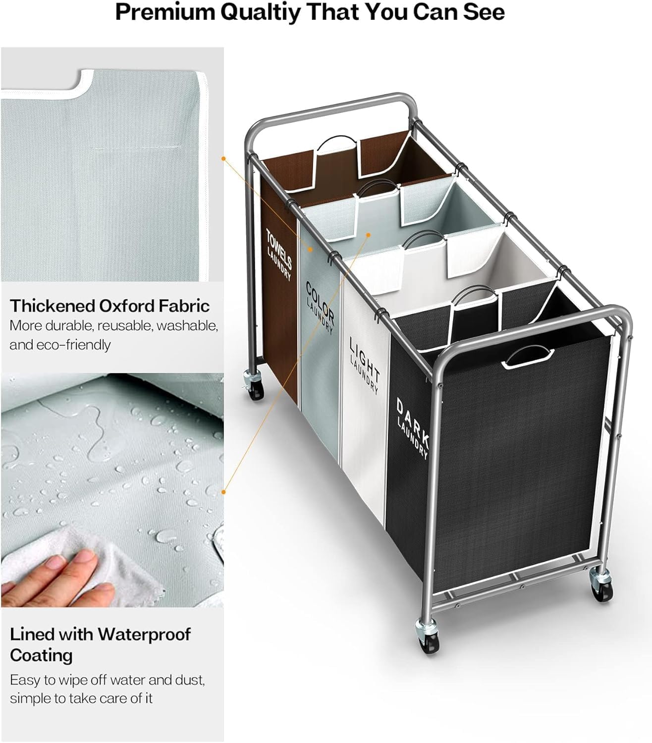 ROMOON metal frame anti-rust finish for long-lasting durability benefit
