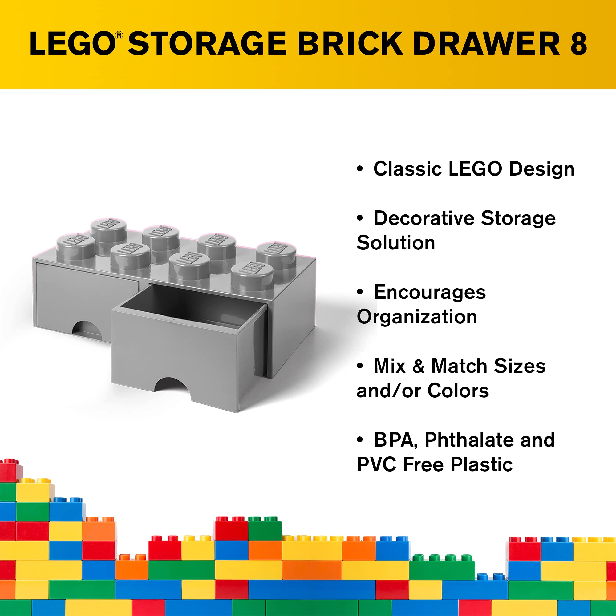 Room Copenhagen Brick 8 beside toys showing real-size capacity benefit