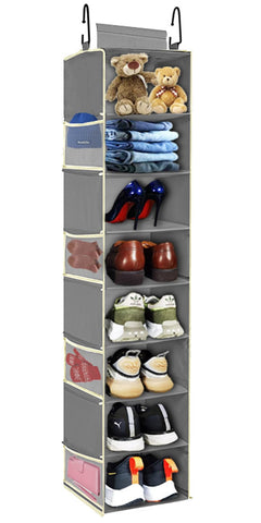 roomtalk front view hanging organizer showing neat vertical storage benefit