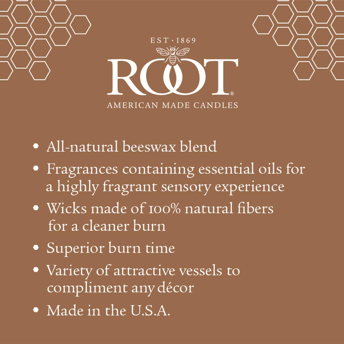 Root candle gift-wrapped with ribbon illustrating ready-to-give presentation and gifting appeal