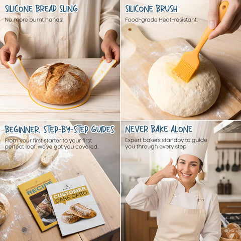 rorecay baker shaping dough in banneton illustrating gentle handling and consistent proofing support