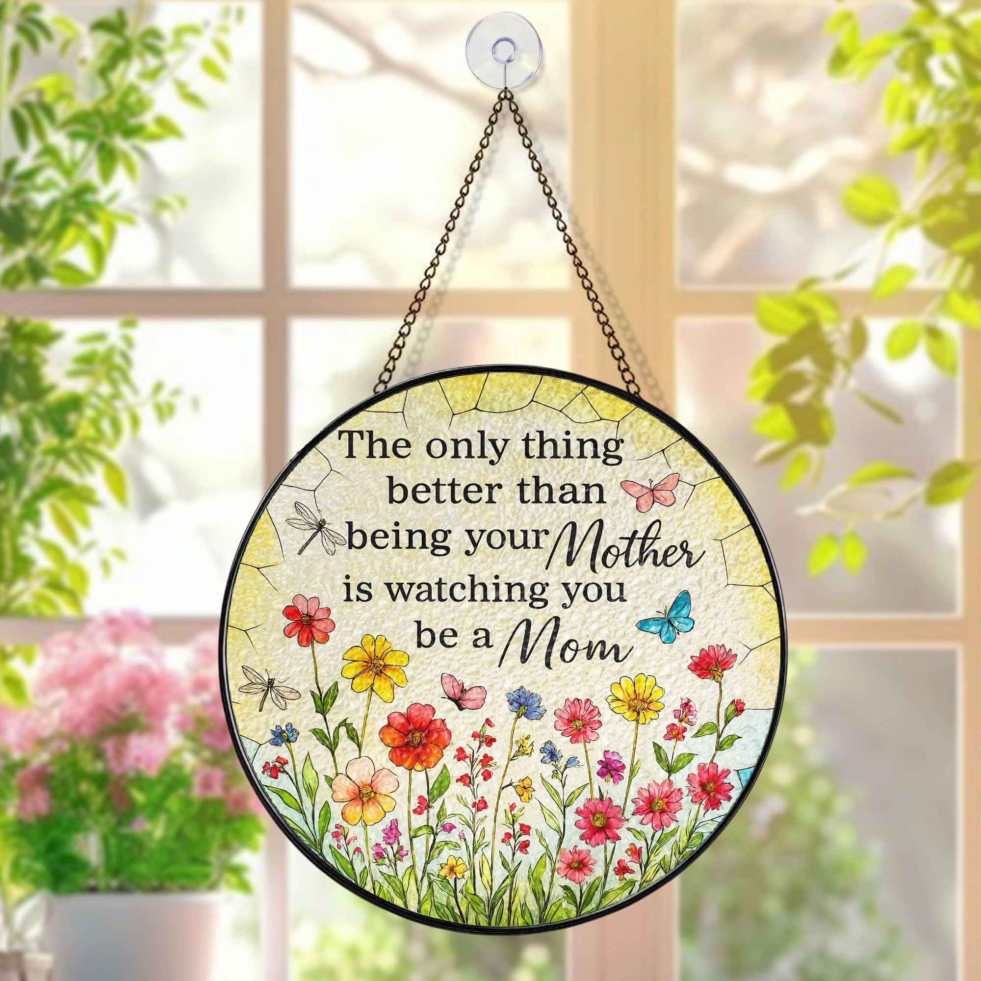 RosaTeeStore included hanging chain and suction cup for easy mounting