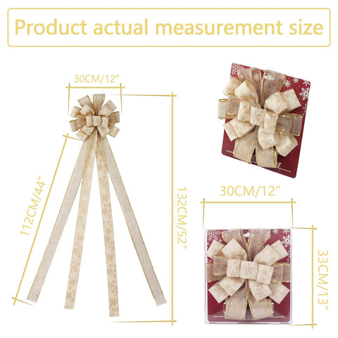 RoseCraft bow ribbon tails trimmed to length for customizable drape