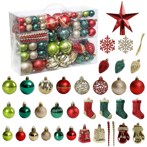 ROSELEAF front packaging showing full 132-piece set and organized storage